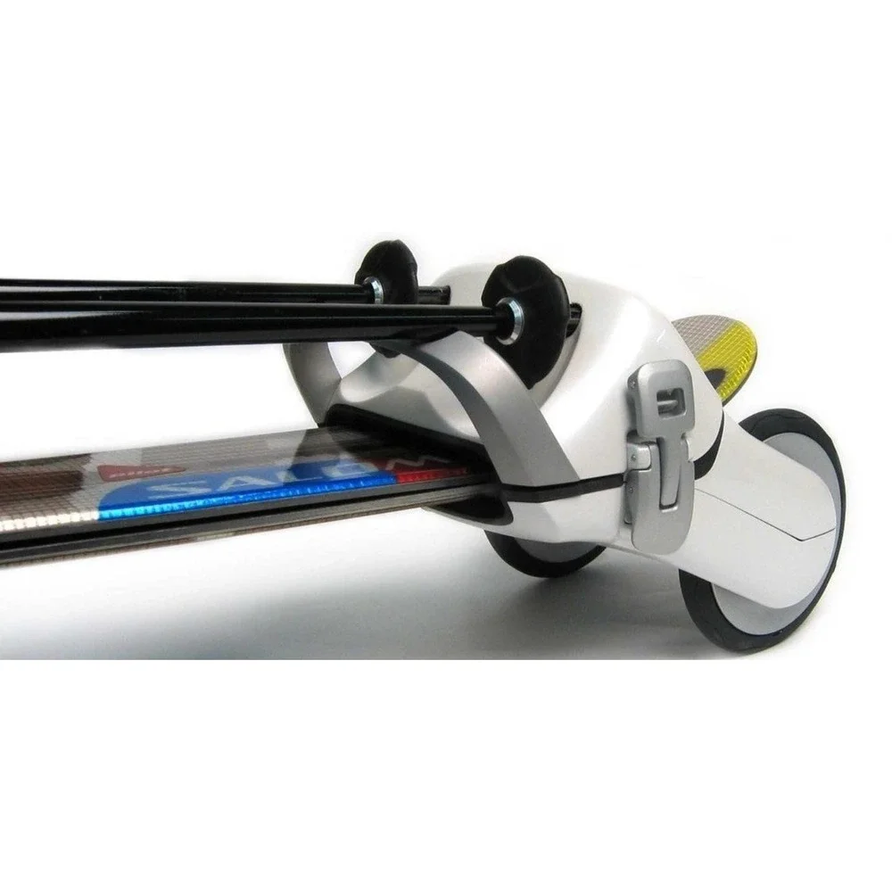 NIB Walk-EZ Ski-Shuttle Rolling Ski & Pole Carrier |‎ Hard-to-Find Ski Transport